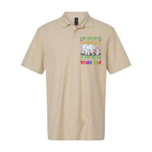 I Will Speak For You I Will Fight For You Autism Awareness Softstyle Adult Sport Polo