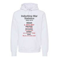 Indochinna War Statistics 19651973 Dead 1993807 Premium Hoodie