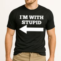 I'm With Stupid Arrow Pointing Left Funny I'm With Stupid Cooling Performance Crew T-Shirt
