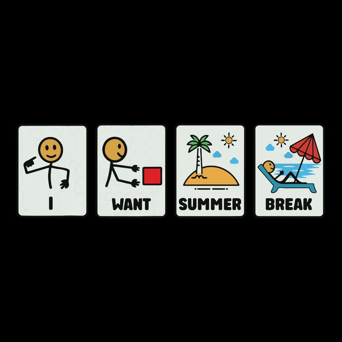 I Want Summer Break Cropped Pullover Crew
