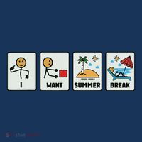 I Want Summer Break Apron