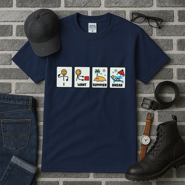 I Want Summer Break Tall T-Shirt