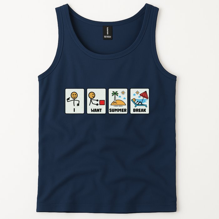 I Want Summer Break Tank Top