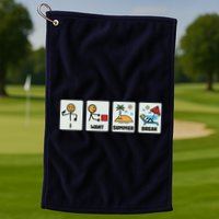 I Want Summer Break Golf Towel