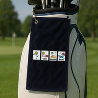 I Want Summer Break Golf Towel