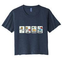 I Want Summer Break Women's Crop Top Tee