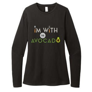 I'm With The Avocado Toast Funny Halloween Costume Gift Womens CVC Long Sleeve Shirt