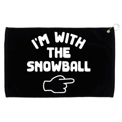 Im With The Snowball Funny Casual Halloween Costume Gift Grommeted Golf Towel