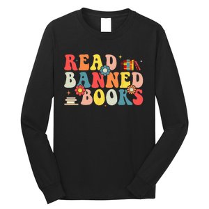 I'm With The Banned Books I Read Banned Books Lovers Long Sleeve Shirt