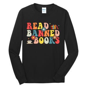 I'm With The Banned Books I Read Banned Books Lovers Tall Long Sleeve T-Shirt