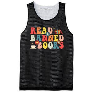 I'm With The Banned Books I Read Banned Books Lovers Mesh Reversible Basketball Jersey Tank