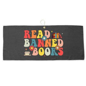 I'm With The Banned Books I Read Banned Books Lovers Large Microfiber Waffle Golf Towel