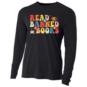 I'm With The Banned Books I Read Banned Books Lovers Cooling Performance Long Sleeve Crew