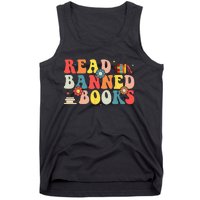 I'm With The Banned Books I Read Banned Books Lovers Tank Top