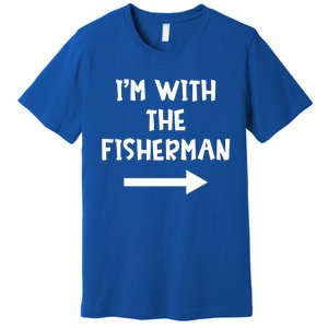 IM With The Fisher Funny Matching Easy Halloween Costume Cute Gift Premium T-Shirt