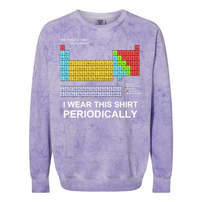 I Wear this Periodically funny Colorblast Crewneck Sweatshirt