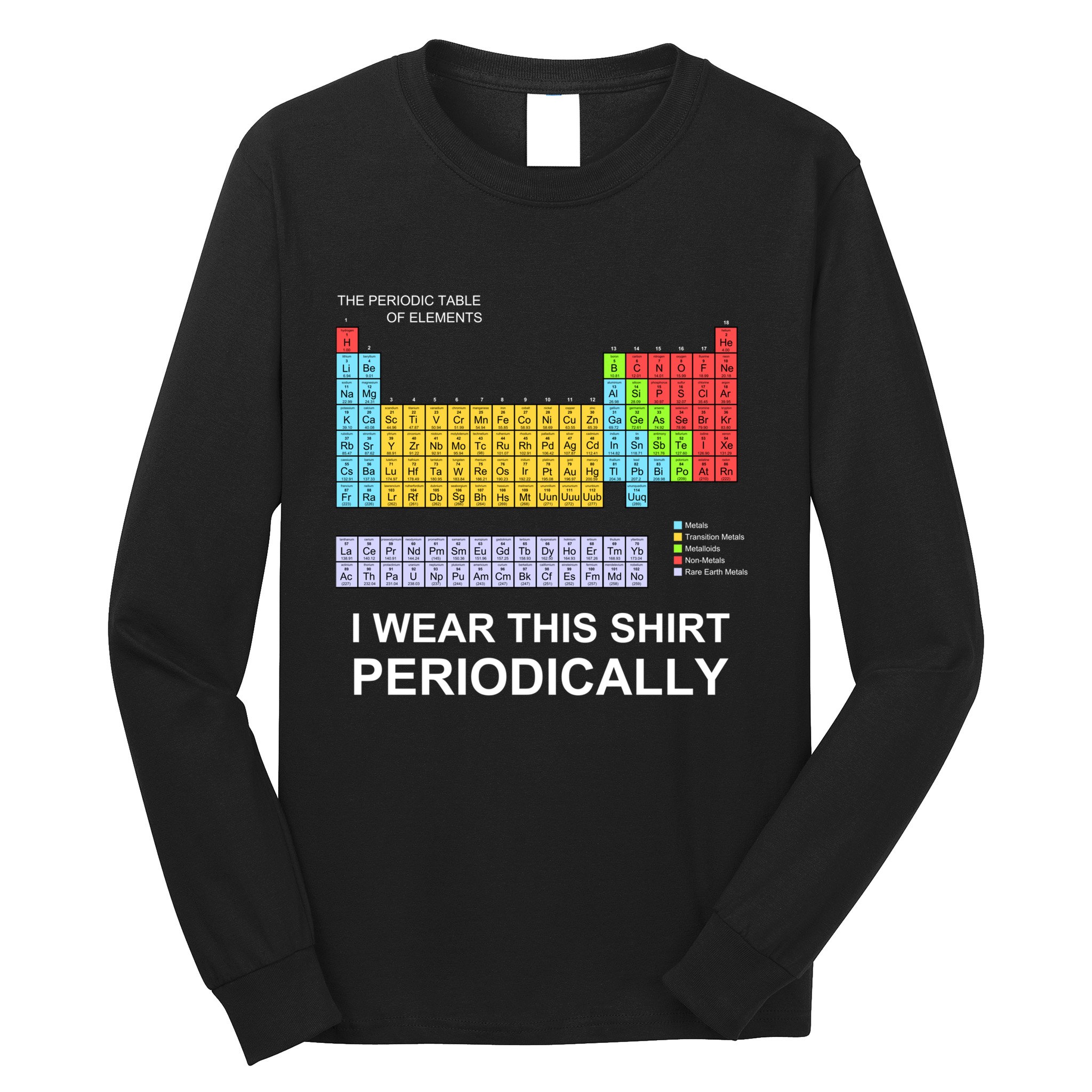 I Wear this Periodically funny Long Sleeve Shirt