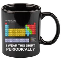 I Wear this Periodically funny 11oz C Handle Ceramic Mug