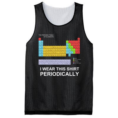 I Wear this Periodically funny Mesh Reversible Basketball Jersey Tank