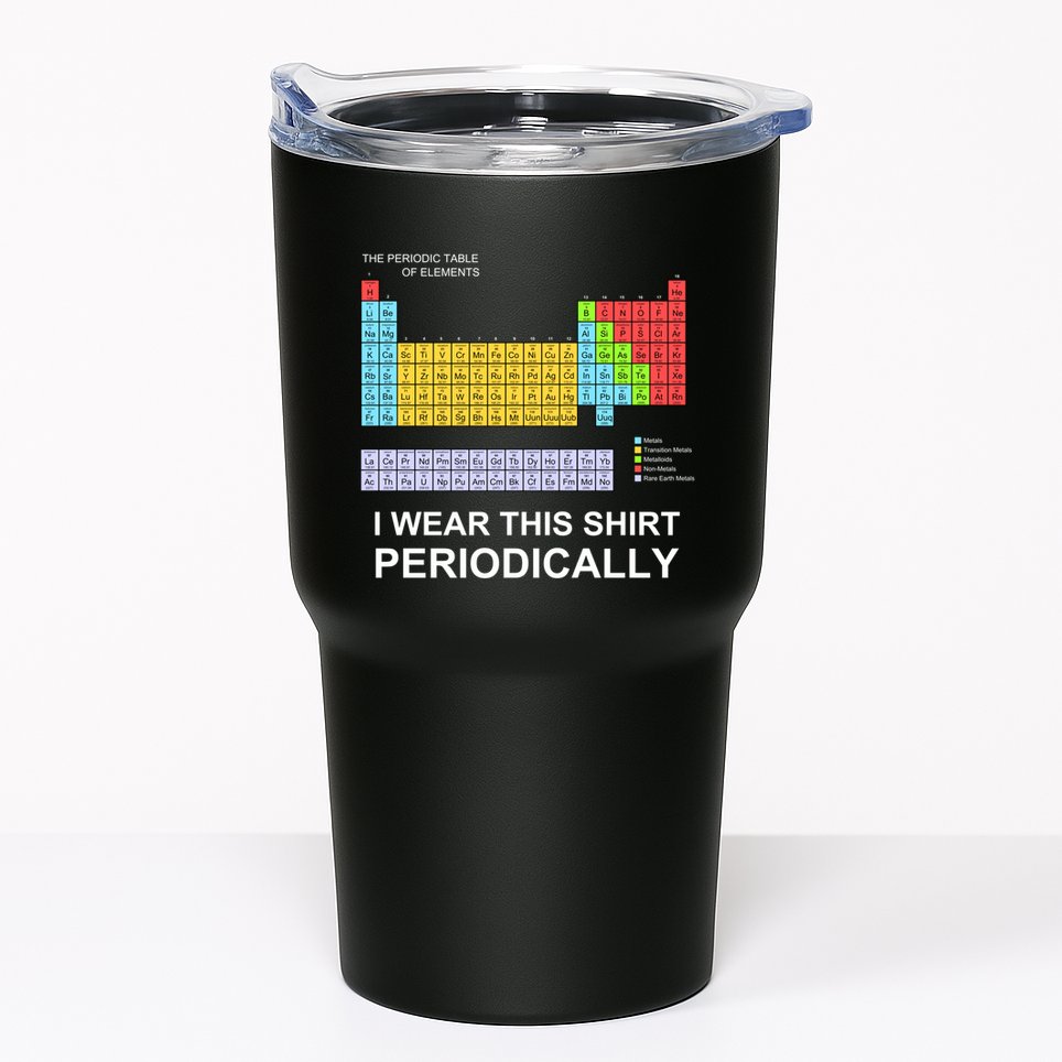 I Wear this Periodically funny Tumbler