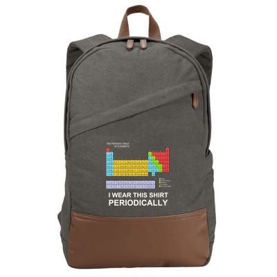 I Wear this Periodically funny Cotton Canvas Backpack