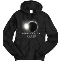 I Was There Total Solar Eclipse Kerrville Texas Tie Dye Hoodie