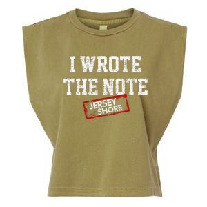 I Wrote The Note Garment-Dyed Women's Muscle Tee