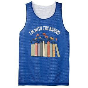 Im With The Banned Books Social Justice Reading Librarian Cute Gift Mesh Reversible Basketball Jersey Tank