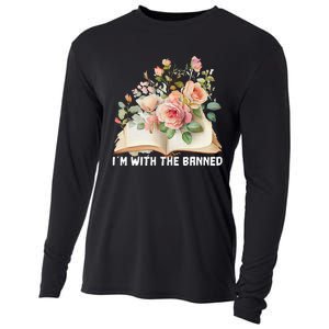 I'm With The Banned Books I Read Banned Books Lovers Cooling Performance Long Sleeve Crew