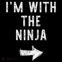 IM With The Ninja Costume Halloween Matching Couple Tall T-Shirt