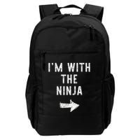 IM With The Ninja Costume Halloween Matching Couple Backpack
