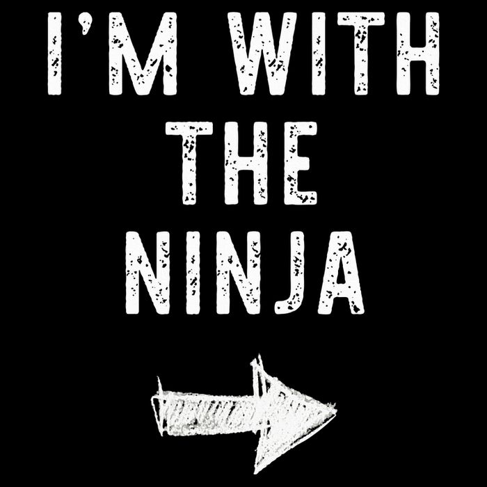 IM With The Ninja Costume Halloween Matching Couple Cooling Performance Long Sleeve Crew