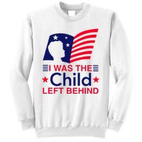 I Was The Child Left Behind Us Flag Sweatshirt