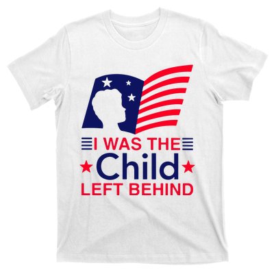 I Was The Child Left Behind Us Flag T-Shirt