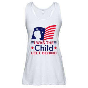 I Was The Child Left Behind Us Flag Ladies Essential Flowy Tank