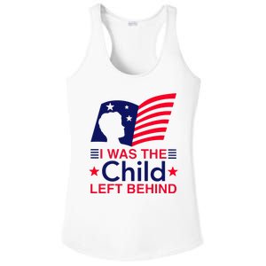 I Was The Child Left Behind Us Flag Ladies PosiCharge Competitor Racerback Tank