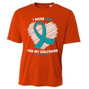 I Wear Teal For My Friend Sexual Assault Awareness Gift Cooling Performance Crew T-Shirt