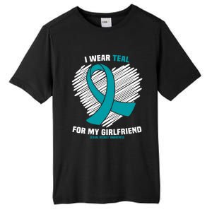 I Wear Teal For My Friend Sexual Assault Awareness Gift Tall Fusion ChromaSoft Performance T-Shirt