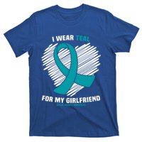 I Wear Teal For My Friend Sexual Assault Awareness Gift T-Shirt