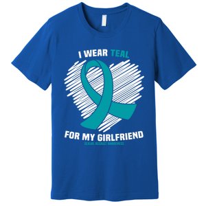 I Wear Teal For My Friend Sexual Assault Awareness Gift Premium T-Shirt