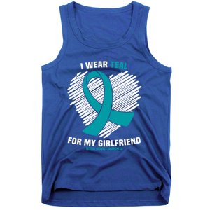 I Wear Teal For My Friend Sexual Assault Awareness Gift Tank Top