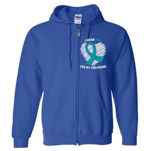 I Wear Teal For My Friend Sexual Assault Awareness Gift Full Zip Hoodie