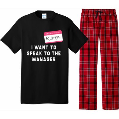 I Want To Speak To The Manager Karen Halloween Costume Funny Pajama Set