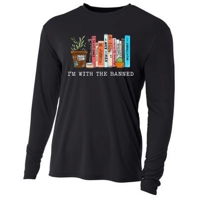 Im With The Banned Books I Read Banned Books Lovers Cooling Performance Long Sleeve Crew