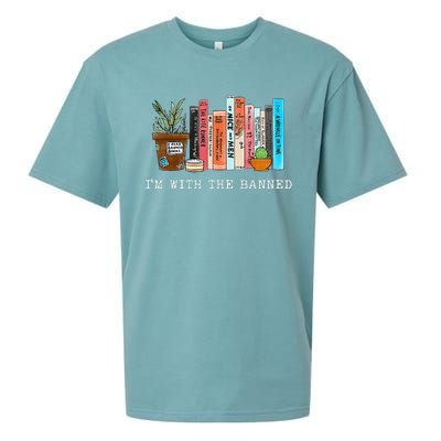 Im With The Banned Books I Read Banned Books Lovers Sueded Cloud Jersey T-Shirt