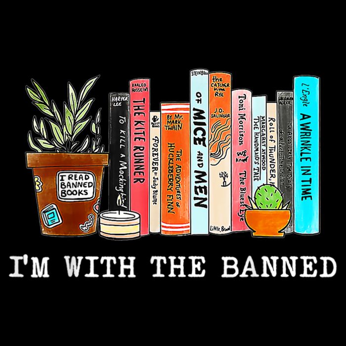 I'm With The Banned Banned Books Reading Books Cooling Performance Crew T-Shirt