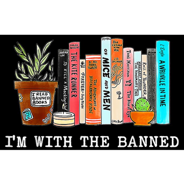 I'm With The Banned Banned Books Reading Books Bumper Sticker