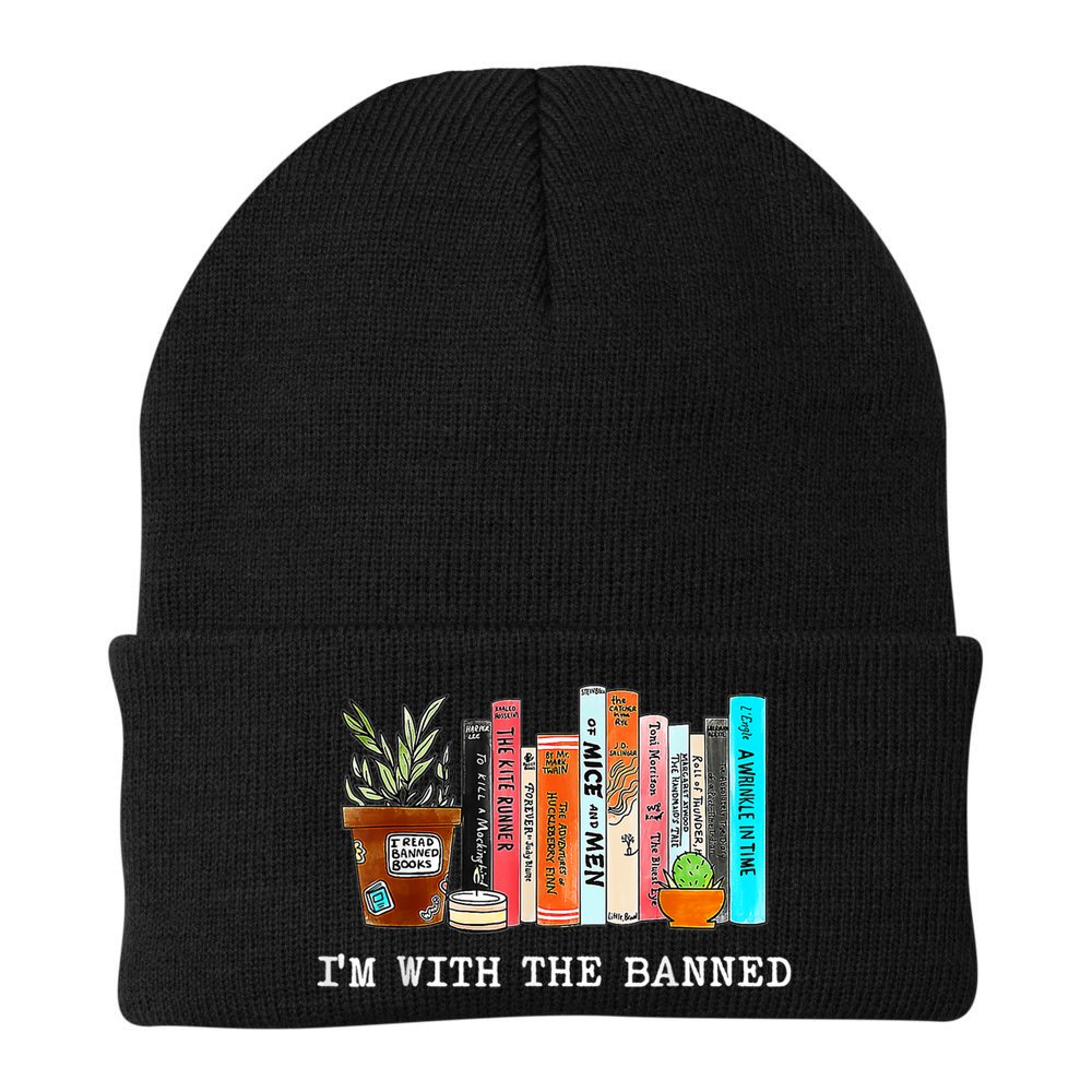 I'm With The Banned Banned Books Reading Books Beanie