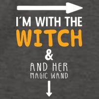 Im With The Witch Couples Costume For Halloween Vector Backpack
