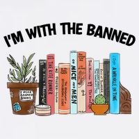 Im With The Banned Funny Book Readers I Read Banned Books Design Cooling Performance Crew T-Shirt